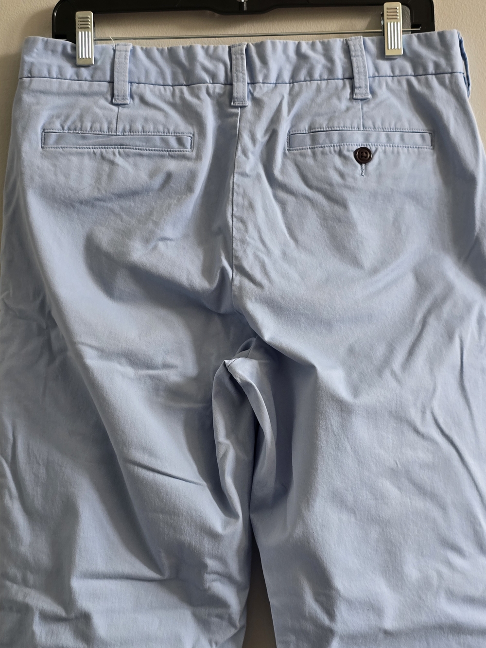Lands' End Men's Traditional Fit Chino Pants Light Blue 32x31 - Picture 4 of 5